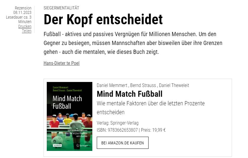 Siegermentalität – Der Kopf entscheidet!