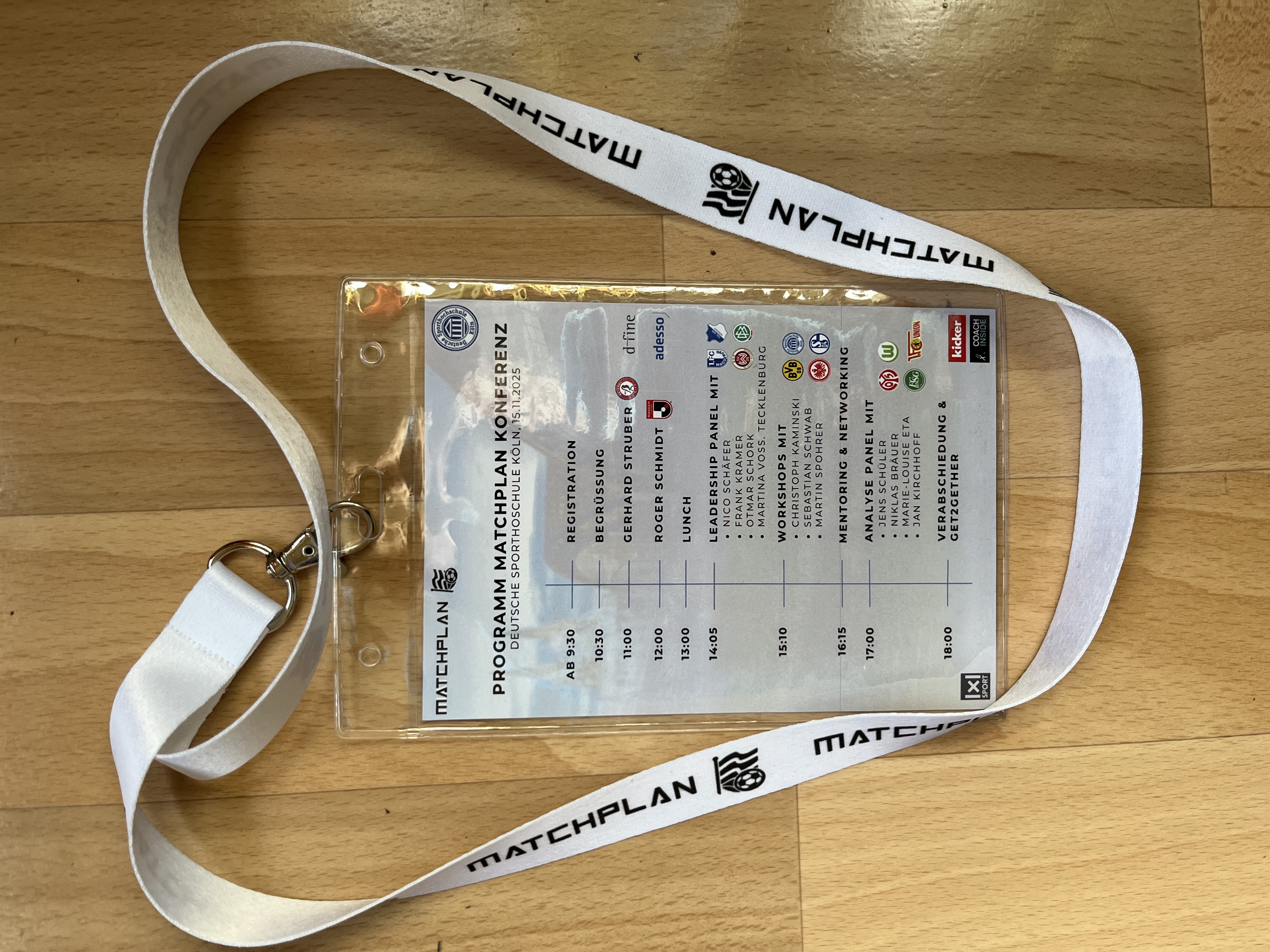 Programm Matchplan-Konferenz